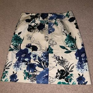 The Loft by Ann Taylor Floral Print Skirt